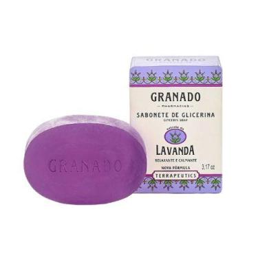 Imagem de Sabonete barra granado glicerina 90g lavanda