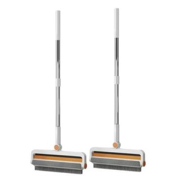 Imagem de Kit 2 Vassoura Mop Magica Profissional Rodo Limpa Chao Parede e Vidro 