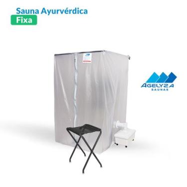 Imagem de Sauna Residencial Ayurvédica Fixa com Vaporizador e Acessórios - Agely