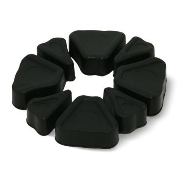 Imagem de Kit 4 Buchas Coroa Coxim Biz 100 125 Borracha Mod Original - RCF Group