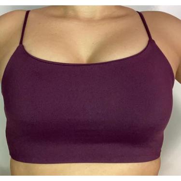 Imagem de Top Fitness Duplo Alça Fina Suplex Poliamida Compressão 2 - Landim Sto