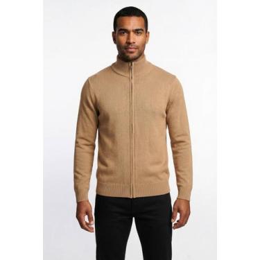Imagem de Jaqueta masculina malha leve 69225 - - Kloze, Caramelo, M