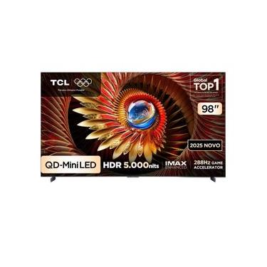 Imagem de Smart TV TCL 98" 4K Neo Mini LED 98C8K 144Hz Google TV Zero Border