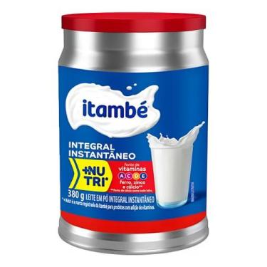 Imagem de Leite Pó Instantâneo Integral Itambé Lata 380g