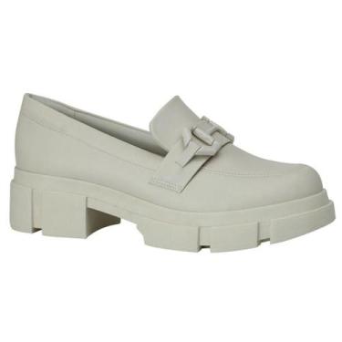 Imagem de Mocassim Quiz 63-1747-37 Loafer Tratorado Feminino, Off white, 38