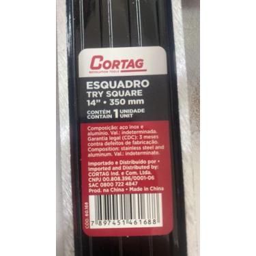 Imagem de Esquadro Try Square 14" - Cortag