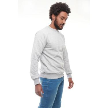 Imagem de Casaco de Moletom Masculino e Feminino Blusa de Frio 84%Algodão 16%Pol