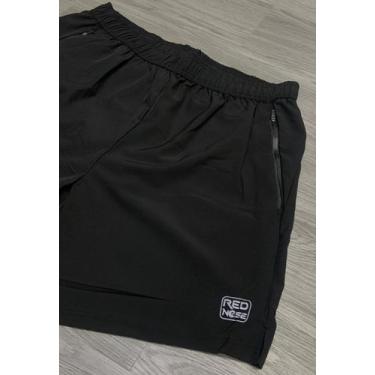 Imagem de Bermuda Red Nose Dry Fit Plus Size Extra G Masculina Com Forro, Preto,