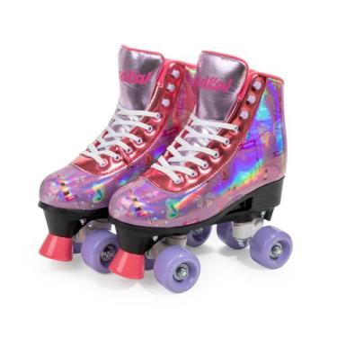 Imagem de Patins Feminino Fada Quatro Rodas Quad Bota N 31-34 Fenix, Fenix-RL-12