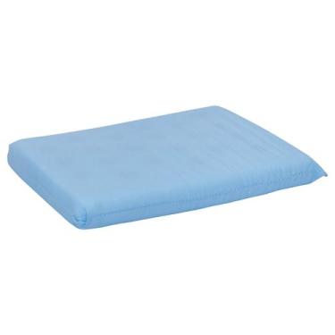 Imagem de Kit 2 Travesseiros Bebe Antissufocante Liso Bercinho - INCOMFRAL, Azul