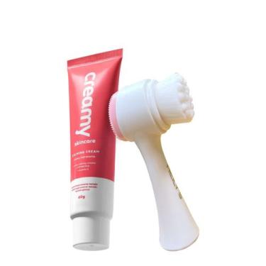 Imagem de Kit Creamy Skincare Calming Cream e Escova de Limpeza Facial 2 em 1 (2