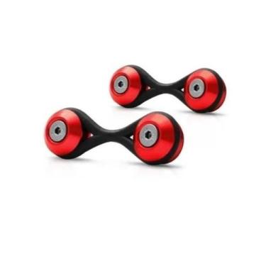 Imagem de Anilha de Parachoque Trava Decorativo Vermelho TDP10 - P2