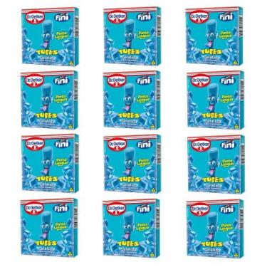 Imagem de Kit c/12 Gelatina Fini Pinta Língua Framboesa - Dr. Oetker (50592)