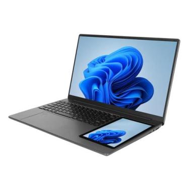 Imagem de Notebook Duas Telas 15.6+7 Intel N100 8GB RAM DDR4 SSD120GB Windows 11