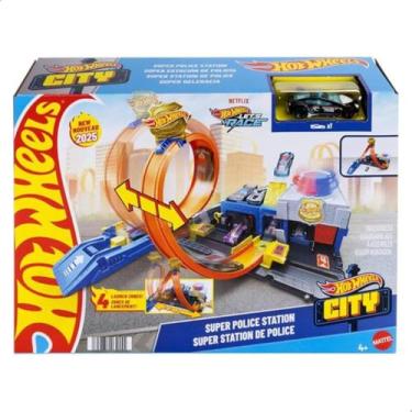 Imagem de Hot Wheels Pista Super Delegacia De Policia JBM71 - Mattel