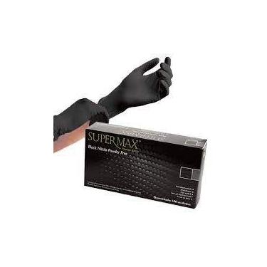 Imagem de Luva de proc nitrilica supermax black p