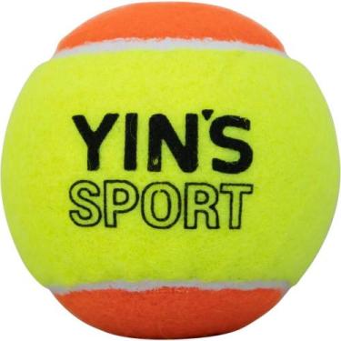 Imagem de Bola de Beach Tennis AMARELO/LARANJA C/03BOLAS - YINS