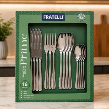 Imagem de Conjunto 16 Talheres Inox - FRATELLI