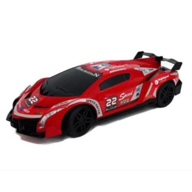 Imagem de Carro de Controle Remoto Esportivo Phantom Vermelho- Wellmix
