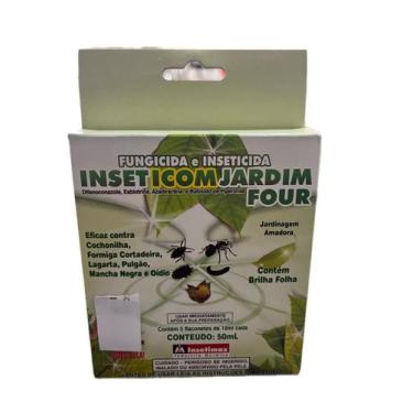 Imagem de Inseticida Jardim Four: Proteção Completa Contra Pulgões, Lagartas e P