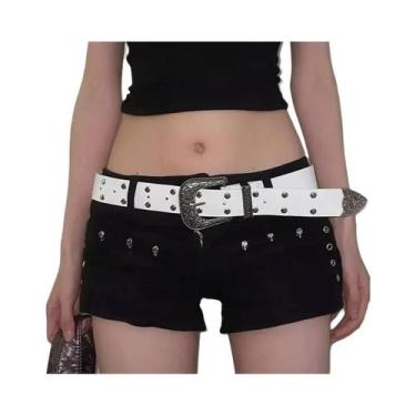 Imagem de Cinto Feminino Retrô com Rebites - Alta Qualidade para Jeans - Tendênc