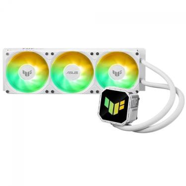 Imagem de Water Cooler Asus TUF Gaming LC III White, 360mm, ARGB, Intel-AMD, Bra