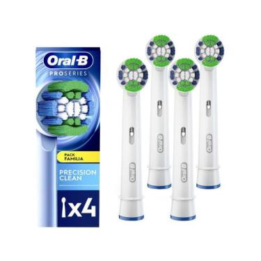 Imagem de Refil para Escova Elétrica Oral-B Precision Clean - 4 Unidades