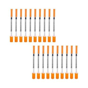 Imagem de Seringas Veterinárias Plásticas Descartáveis De 0,5ml E 1ml Com Agulha