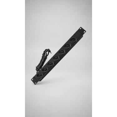 Imagem de Régua Tomadas Rack 19" 8 Saídas 10A Bivolt - Congratulations Store