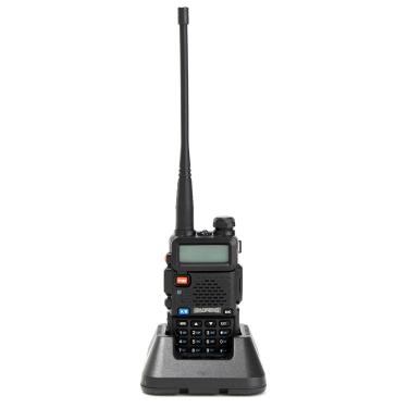 Imagem de Baofeng UV-5R rádio presunto bidirecional walkie talkie longo alcance portátil 128 canais
