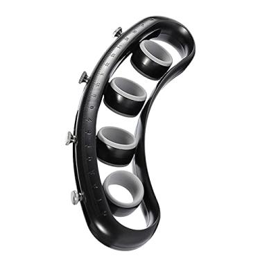 Imagem de Milageto Guitarra Strengthener Exercitador Expansão Extensor portátil Instrumento Violino Ferramentas Trainer Velocidade Útil para, Preto