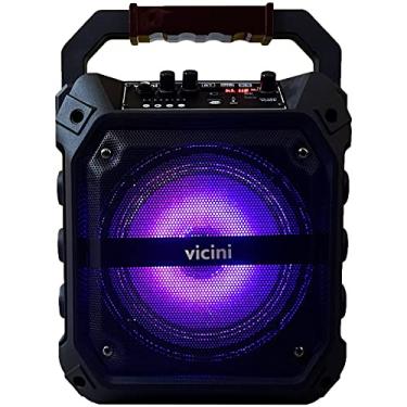 Imagem de Caixa de Som Acústica Bluetooth Vicini VC-7080A 80w RMS com Entrada USB e SD