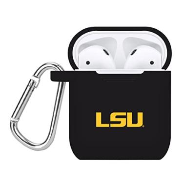 Imagem de Capa de silicone AFFINITY BANDS LSU Tigers compatível com capa de bateria Apple AirPods