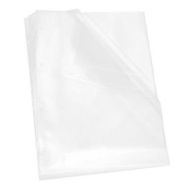 Imagem de Saco Plástico Ofício 4 Furos 0.06 Micras 240Mm X 325Mm 100Un