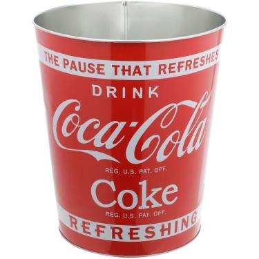 Imagem de Lata Decorativa Coca-Cola 26Cm Vermelha Coke Bin Urban
