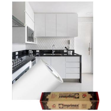 Imagem de Adesivo para envelopamento de móveis Branco Fosco 2m x 50cm