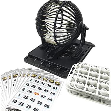 Imagem de Bingo Neo Bingo Lotto Machine para família de sorteio de mesa de entretenimento doméstico