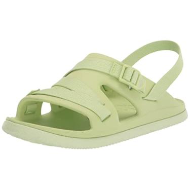 Imagem de Chaco Pantufa infantil unissex Chillos Sport K, Verde pálido, 6 Big Kid