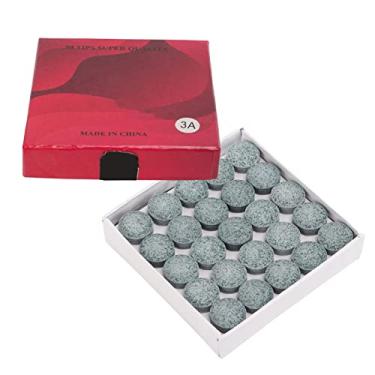 Imagem de Pontas para tacos de sinuca Excelente elasticidade Couro neutro Pontas para tacos duros Cinza esporte