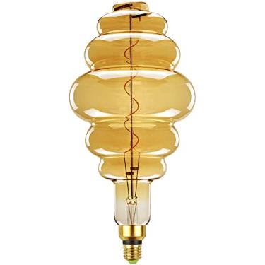 Imagem de Big Dimbable Edison Lâmpada Lâmpada Dimmable E27 Soft Filament LED Vintage Lâmpada Lâmpada Big Beehive Decor Bulbo 4W 220V Lâmpada Super Quente