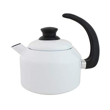 Imagem de Chaleira 14 Esmaltada Branca - 1500 ml - Ewel