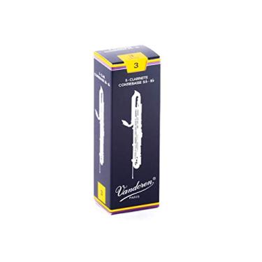 Imagem de Palheta Tradicional 3 para Clarinete Contrabaixo com 5 unidades embaladas individualmente - CR153