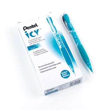 Imagem de Pentel Lapiseira Icy, 0,7 mm, tubo azul petróleo colorido, caixa com 12 (AL27TS)