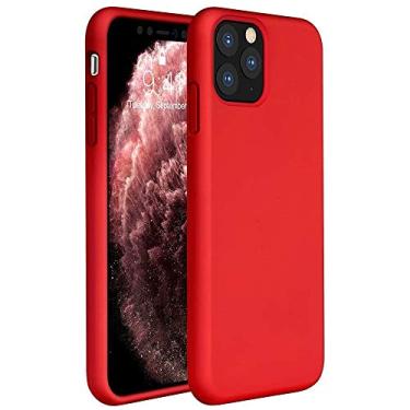 Imagem de Capa Tpu Fosca Para Iphone 11 Pro Max com Tela de 6.5Polegadas - Capinha Case De Proteção Ultra Fina Slim Material Silicone Foscovv (Vermelho)