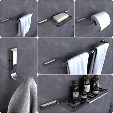 Imagem de Kit Acessórios Para Banheiro Cromado Empire 6 peças