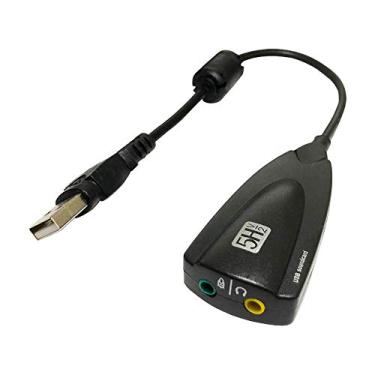 Imagem de CABO ADAPTADOR USB Vs 2.0 A MACHO PARA PLACA DE SOM EXTERNA 5HV2 VIRTUAL 7.1 CANAIS DE ÁUDIO