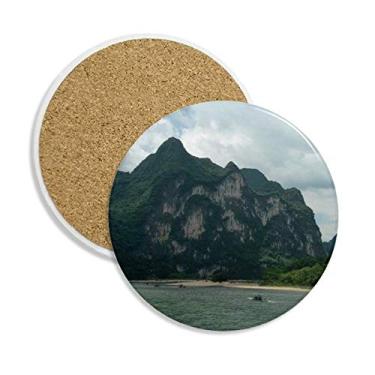 Imagem de Copo para fotografia de montanhas e rios com suporte redondo e pedra absorvente, 2 peças