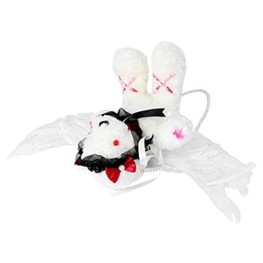 Imagem de Bolsa mensageiro de urso anjo de desenho animado bolsa de boneca de pelúcia com asas destacáveis, multifunções, durável, bolsa de ombro fofa para , mulheres, crianças, senhoras