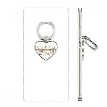 Imagem de Suporte universal para celular River Bridge Landmark Sketch