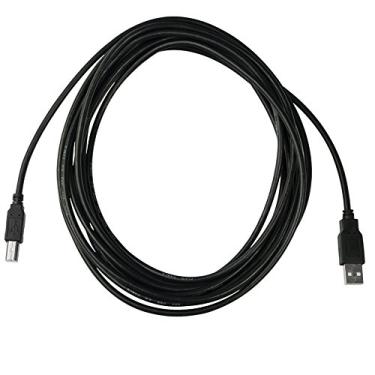 Imagem de PlusCable Cabo USB Para impressora PC-USB3001 Preto - 3 Metros USB 2.0 Ponta A USB A Macho e Ponta B USB B Fêmea